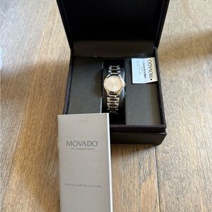 Movado Women's Museum Dial Meza Watch New in Box